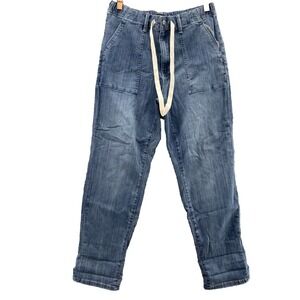 Judy Blue Jeans Womens 11/30 Clearwater Denim Drawstring Classic Boho Y2k Jogger